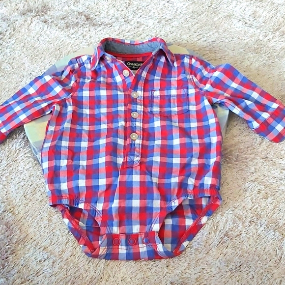 💝💝💝 Oshkosh Onesie Dress Shirt